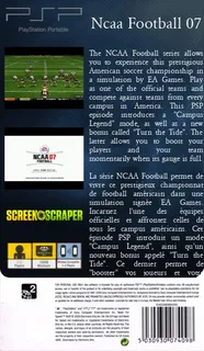 NCAA Football 07 - Dos