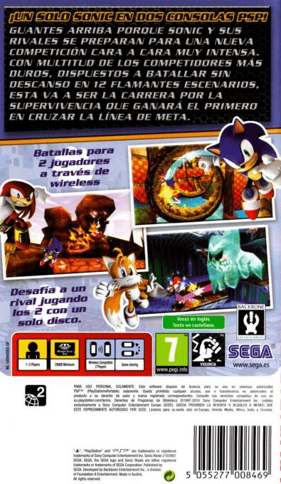 Sonic Rivals 2 dos