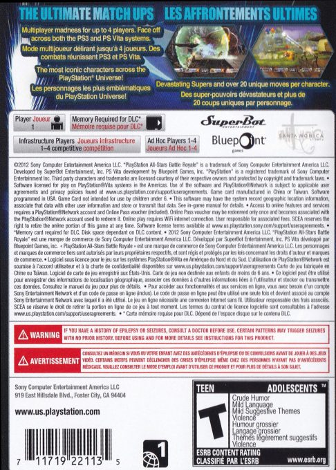 Jaquette arrière