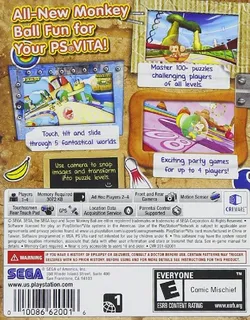 Super Monkey Ball : Banana Splitz - Dos