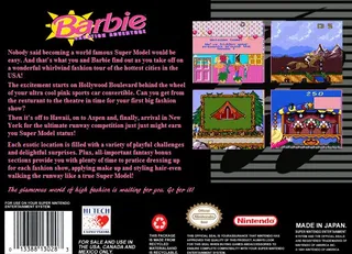 Barbie Vacation Adventure - Dos