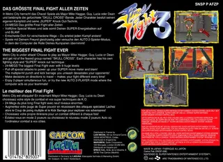 Final Fight 3 - Dos