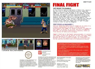 Final Fight - Dos