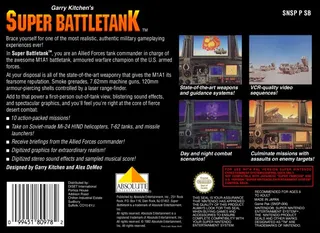 Garry Kitchen's Super Battletank : War in the Gulf - Dos