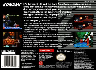 Metal Warriors - Dos