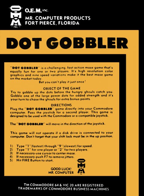 Dot Gobbler dos