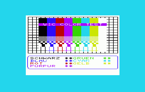 VIC Color Test