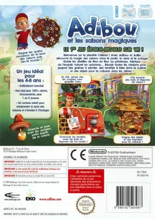 Adibou et les saisons magiques - Dos