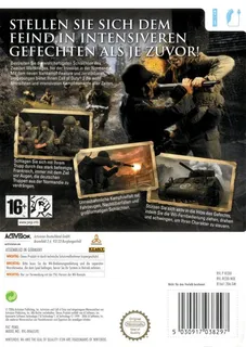 Call of Duty 3 : En Marche vers Paris - Dos