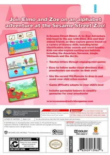 Sesame Street - Elmo's A-to-Zoo Adventure dos