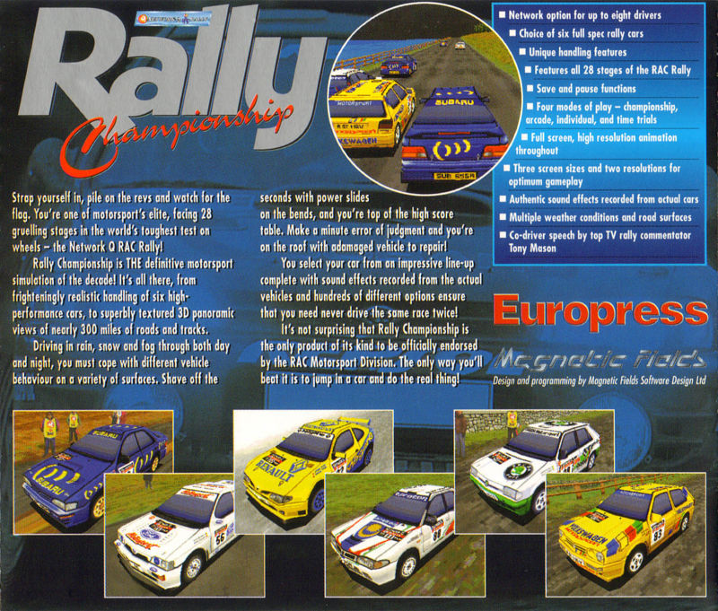 Rally Championship - Dos