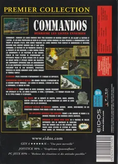 Commandos : Derrière les Lignes Ennemies - Dos