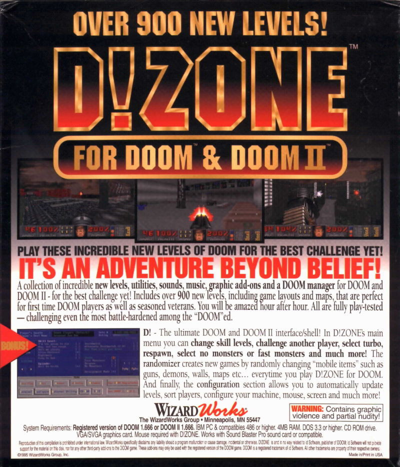 D!Zone Collector's Edition - Dos