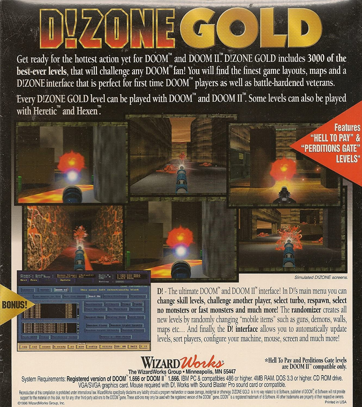 D!Zone Gold - Dos