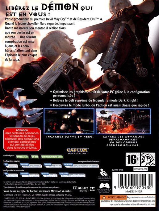 Devil May Cry 4 dos
