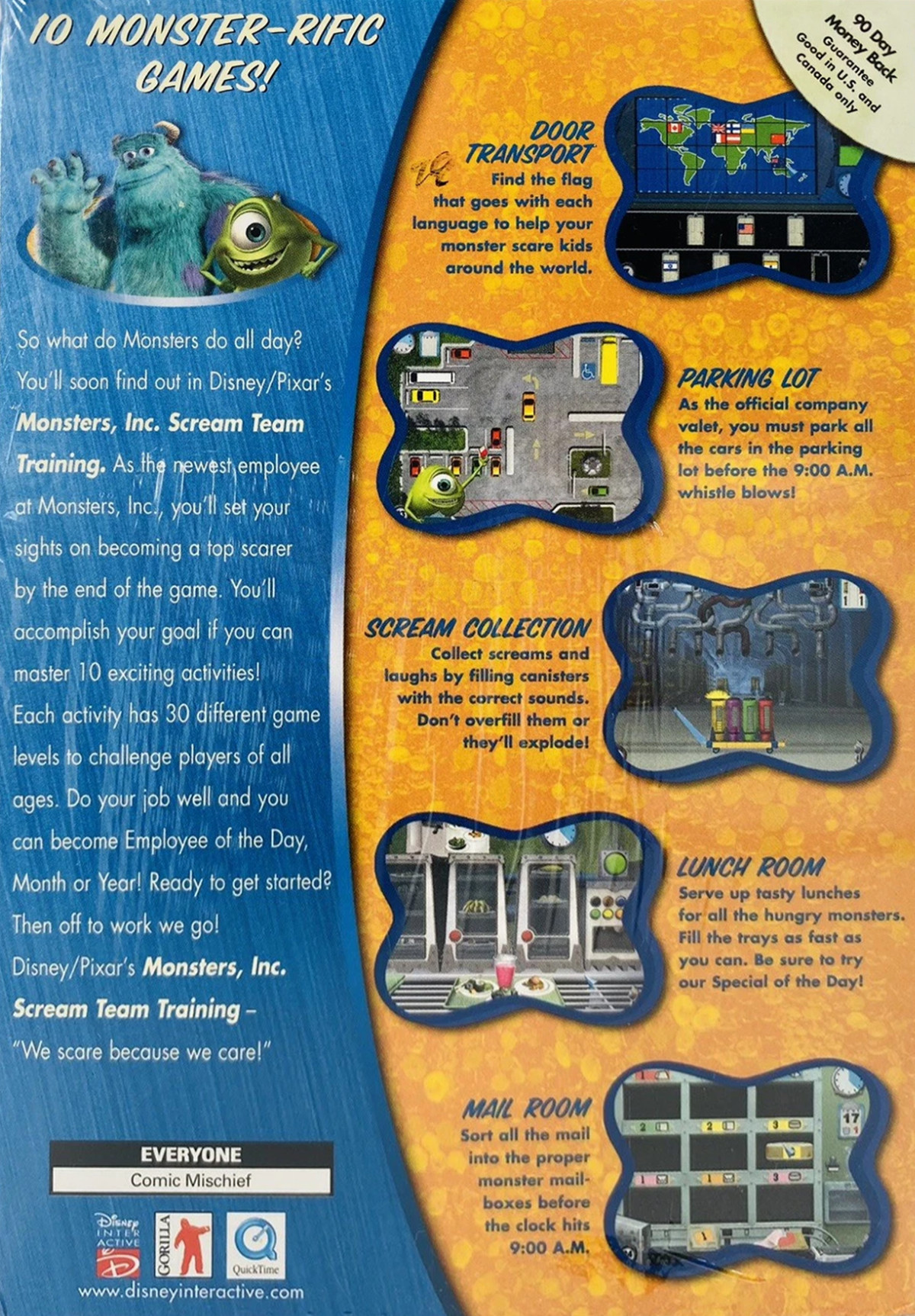 Disney-Pixar's Monsters, Inc. - Monstropolis Mission - Dos