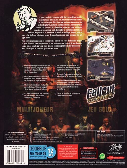 Fallout Tactics: Brotherhood of Steel dos