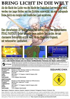 Final Fantasy III : Pixel Remaster - Dos