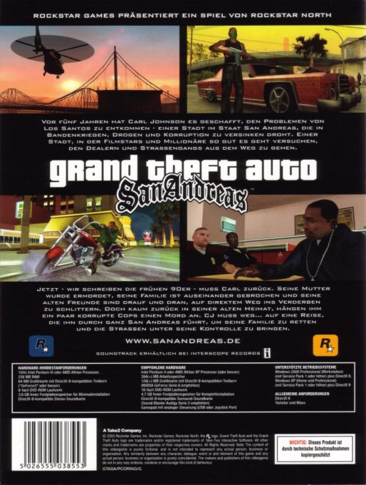 Grand Theft Auto: San Andreas dos