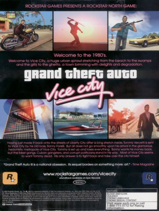 Grand Theft Auto: Vice City dos