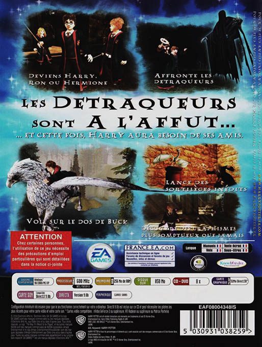 Harry Potter et le Prisonnier d'Azkaban - Dos