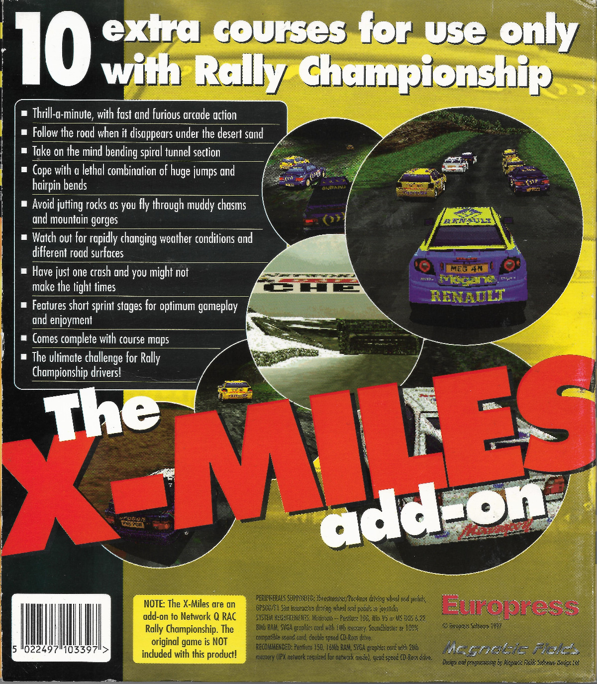 Rally Championship - The X-Miles Add-On - Dos
