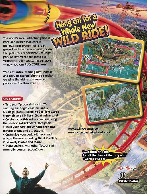 RollerCoaster Tycoon 2 dos