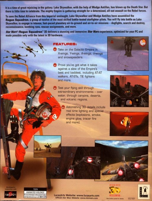 Star Wars: Rogue Squadron 3D - Dos