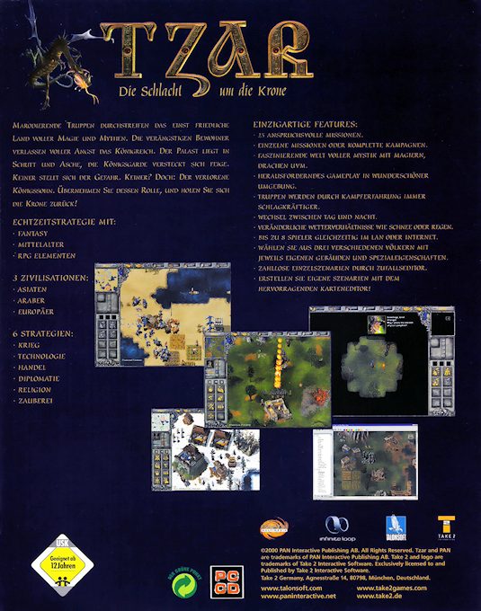 Tzar: The Burden of the Crown dos