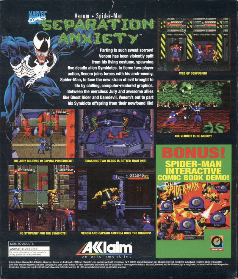 Venom-Spider-Man - Separation Anxiety dos