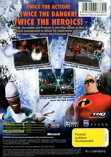 Disney-Pixar The Incredibles Rise of the Underminer - Dos
