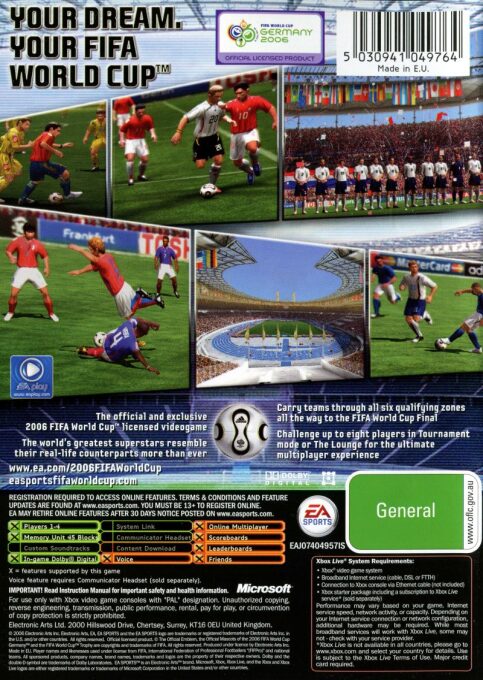 FIFA World Cup Germany 2006 - Dos