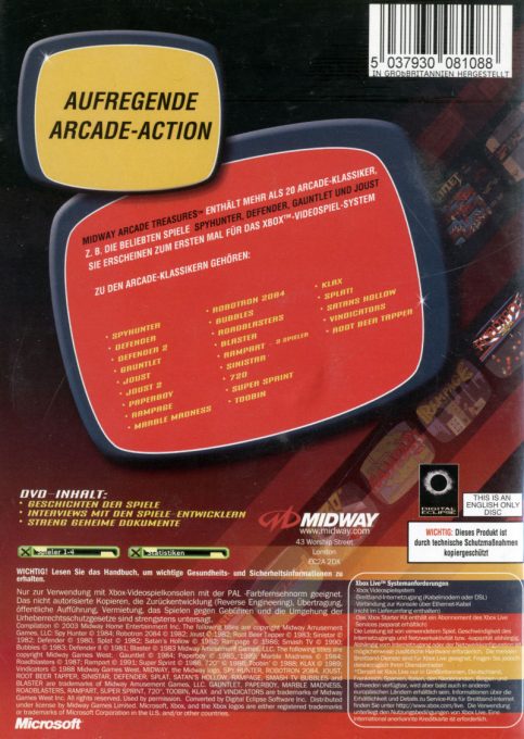 Jaquette arrière