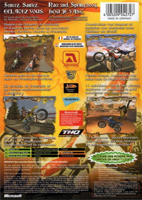 Jaquette arrière