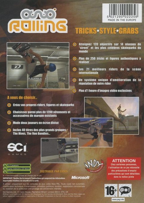 Jaquette arrière