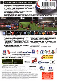 Rugby Challenge 2006 dos