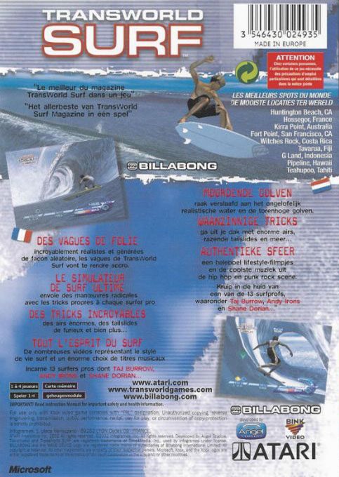 Jaquette arrière