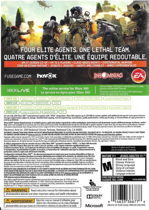 Jaquette arrière