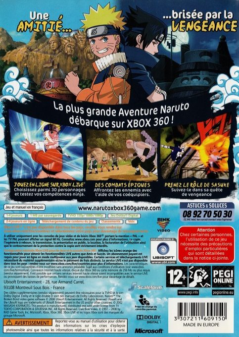 Jaquette arrière