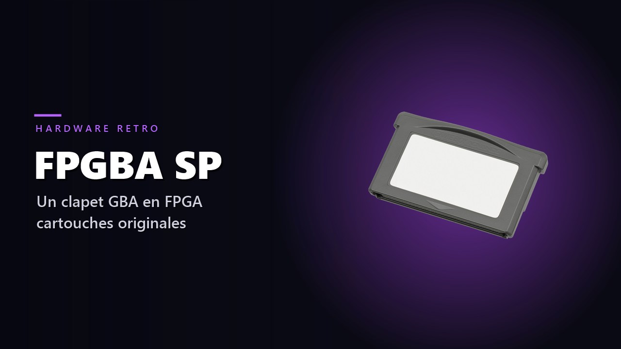 FPGBA SP : Taki Udon dévoile l'interface de sa console portable FPGA pour cartouches GBA
