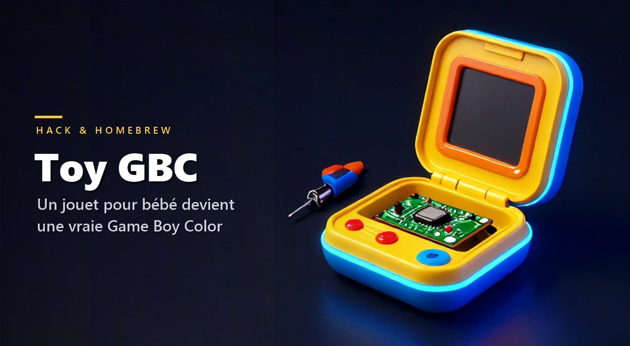 Un modder transforme un jouet Fisher-Price pour bébé en véritable Game Boy Color