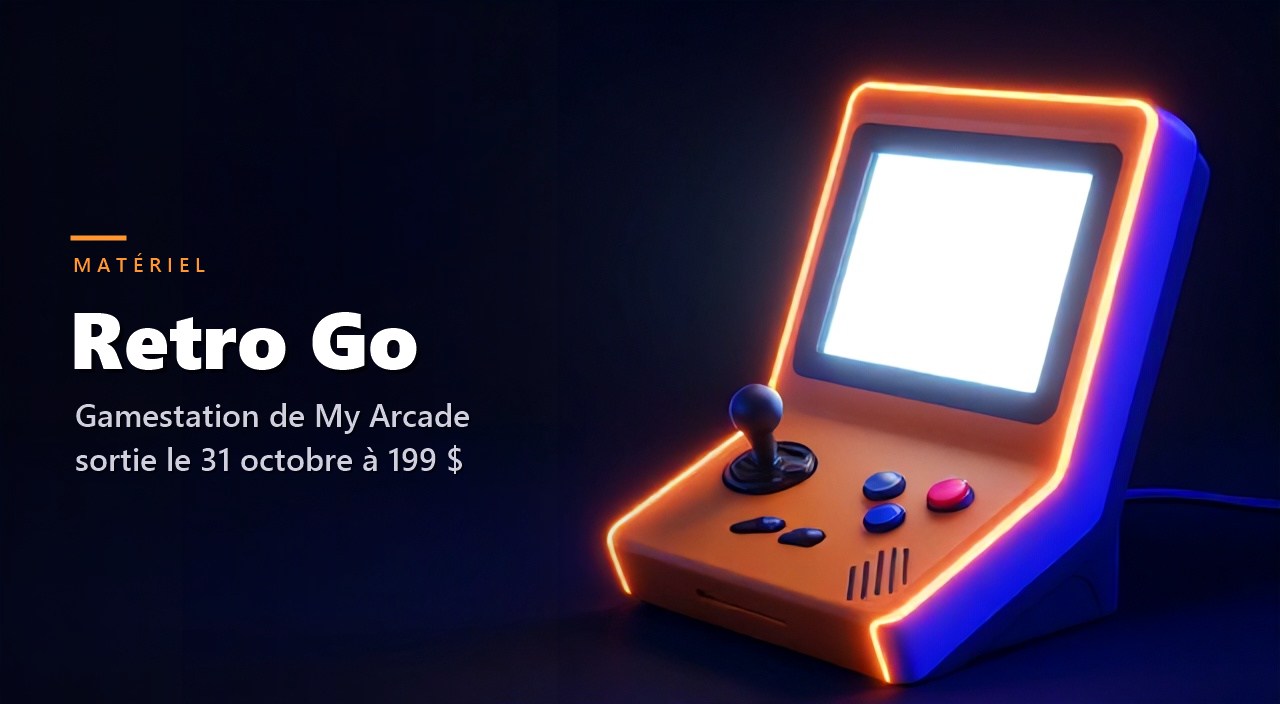 La Gamestation Retro Go de My Arcade sortira le 31 octobre à 199 dollars