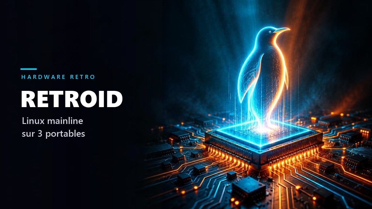 Retroid annonce le support Linux « mainline » pour trois de ses portables