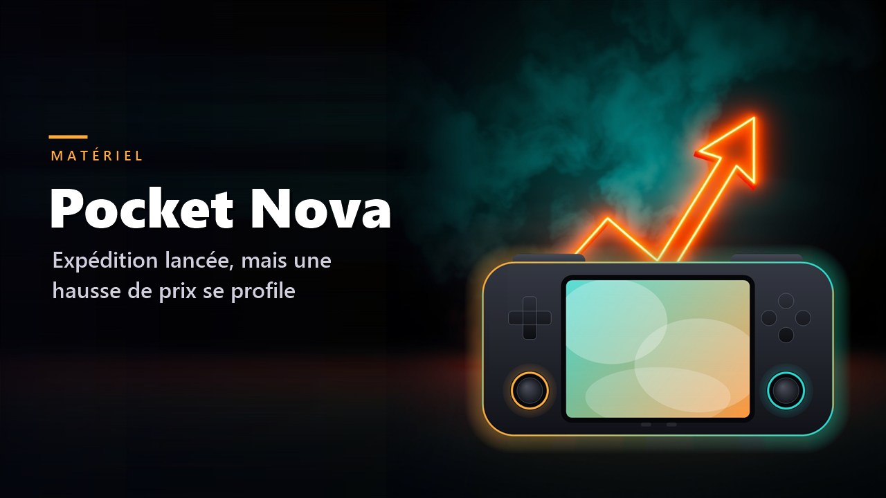 La Retroid Pocket Nova commence son expédition, alors qu'une hausse de prix se profile déjà